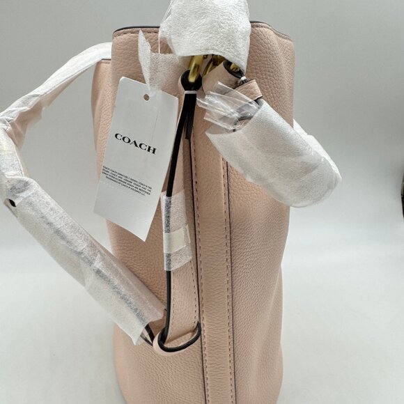 COACH Willow soft bucket shoulder crossbody + Dust bag - BLUSH/PINK - Picture 5 of 12